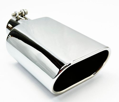 Exhaust Tip 2.25" Inlet 5.50 X 3.00" Outlet 9.00" Long WCHR55009-225-BOSS-SS Rol, US $44.00, image 4