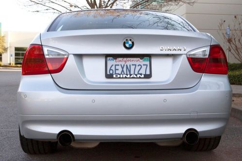 D660-0012-blk dinan free flow axle-back exhaust - 2007-2011 bmw 335i/335xi