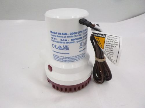 Rule 10-6UL Heavy Duty Bilge Pump 2000GPH 12VDC 1-1/8" Discharge, US $154.99, image 3