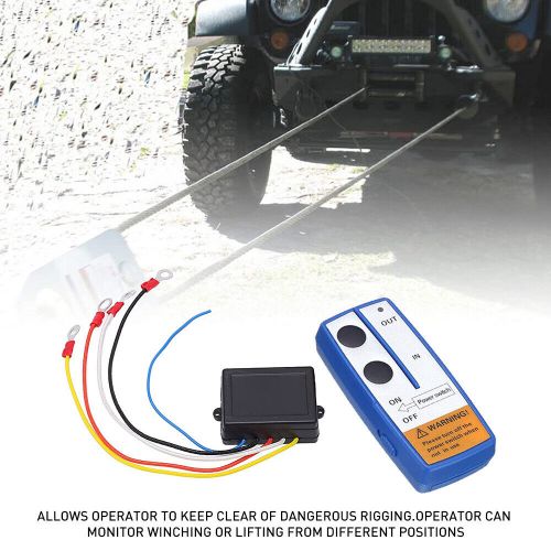 Wireless Winch Remote Control Handset Easy To Install 150ft 12 Volt Blue For ATV, US $18.99, image 3