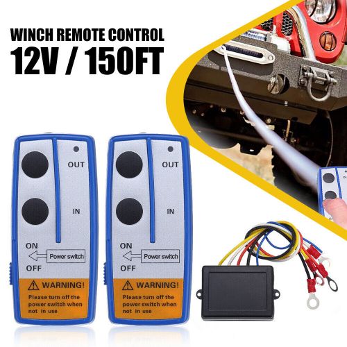 Wireless Winch Remote Control Handset Easy To Install 150ft 12 Volt Blue For ATV, US $18.99, image 4