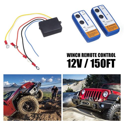 Wireless Winch Remote Control Handset Easy To Install 150ft 12 Volt Blue For ATV, US $18.99, image 5