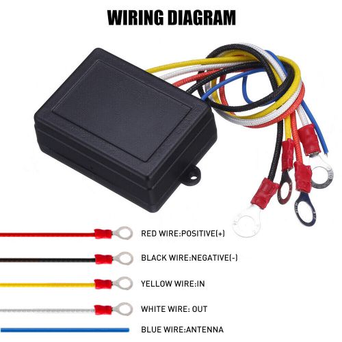 Wireless Winch Remote Control Handset Easy To Install 150ft 12 Volt Blue For ATV, US $18.99, image 9