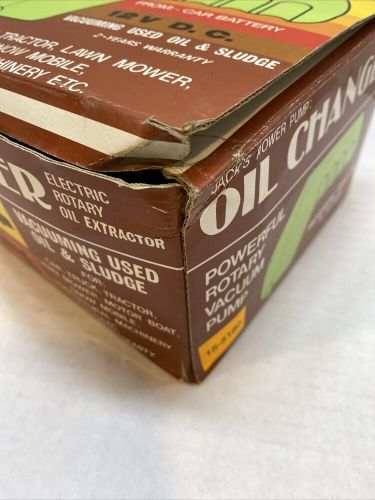 Vintage Jack's Power Pump Oil Changer Electric Rotary Vacuum Pump, US $7.99, image 3