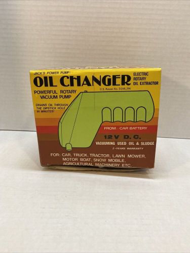 Vintage Jack's Power Pump Oil Changer Electric Rotary Vacuum Pump, US $7.99, image 9