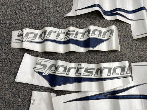 G3 SPORTSMAN 160 / 170 DECAL SET OF (4) 73405424 BLUE / BLACK / GRAY MARINE BOAT, US $99.95, image 4