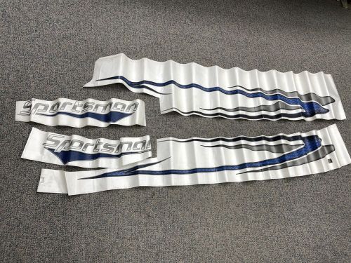 G3 SPORTSMAN 160 / 170 DECAL SET OF (4) 73405424 BLUE / BLACK / GRAY MARINE BOAT, US $99.95, image 7