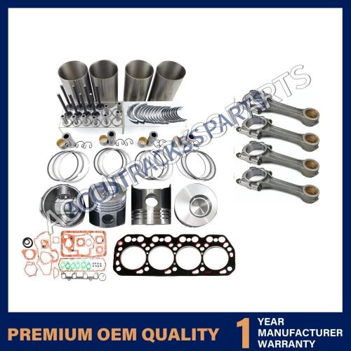 Rebuild Kit+4pcs Connecting Rod for Mitsubishi K4M Engine M40 N450 S25 HD50UR, US $837.00, image 8