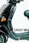 Vespa granturismo  et2 + et4   chrome front crashbar legshield  - cuppini italy