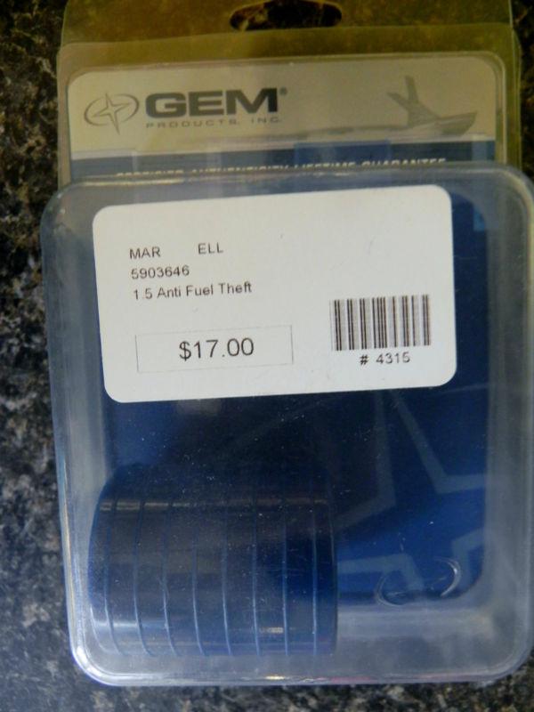 New 1 1/2" anti theft fuel device by gem products, inc