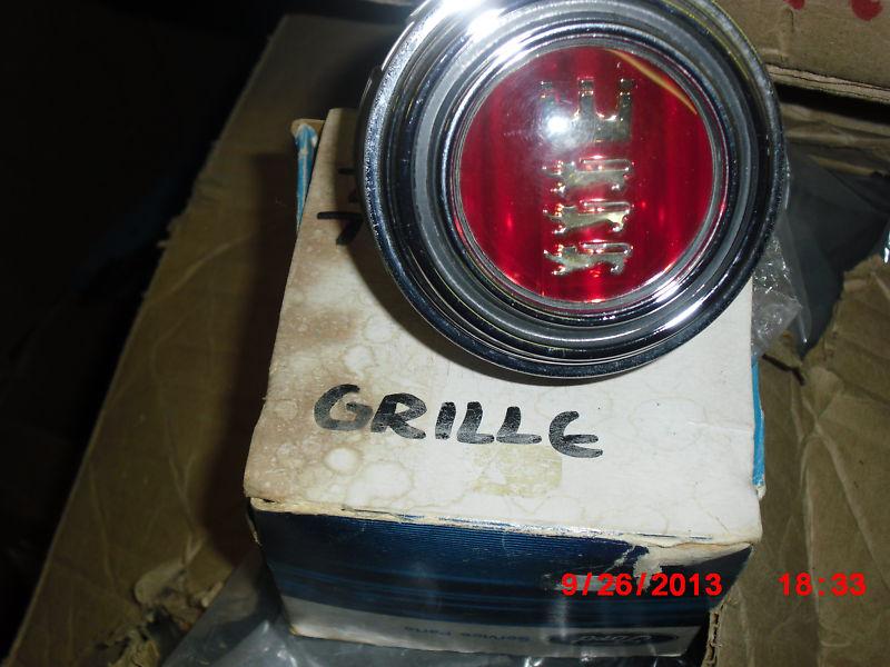1973 torino/ranchero nos center grill emblem