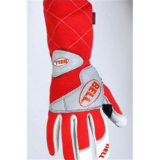 New bell apex nomex gloves sfi 3.3/5 red, size large/l