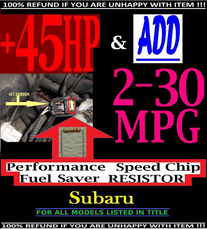 Subaru impreza / outback  1993-2012  performance fuel saver speed chip resistor