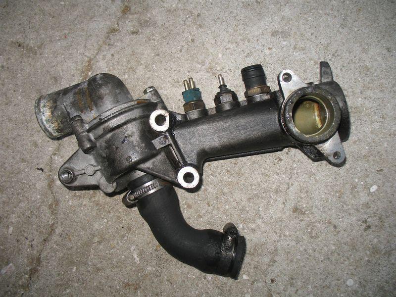 1994 1995 1996 mercedes c c220 thermostat housing cooling water outlet 