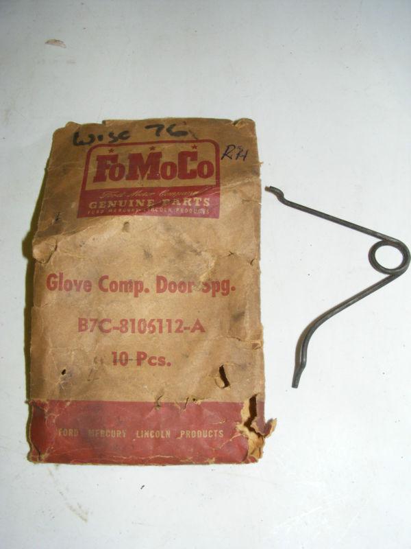 1957 58 59 60 FORD TRUCK RH GLOVE BOX DOOR SPRING NOS B7C-8106112-A, US $3.99, image 2