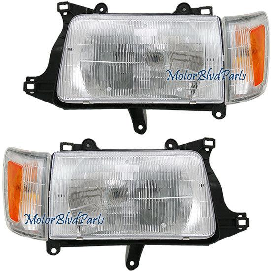 93-98 t100 headlight+corner/signal lights lamps pair 4p