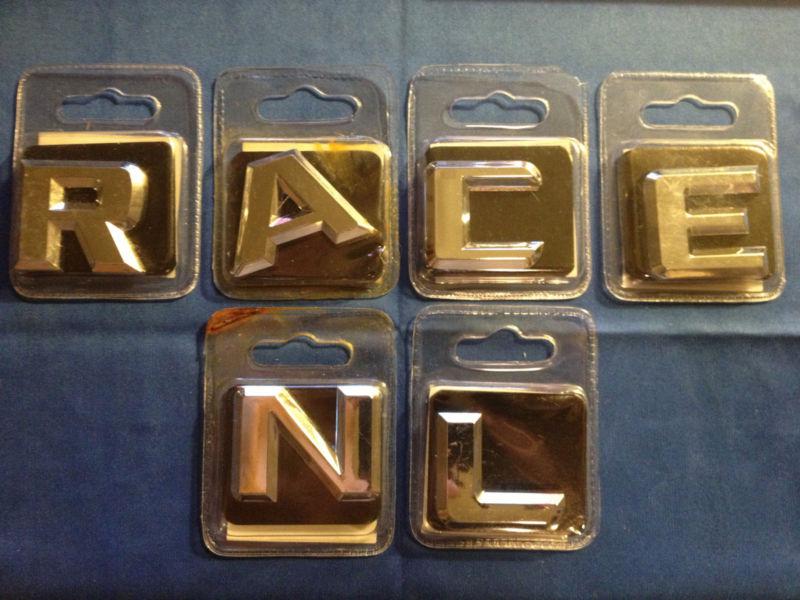 Pilot automotive lot of 6 assorted emblem stick on decal letters lancer