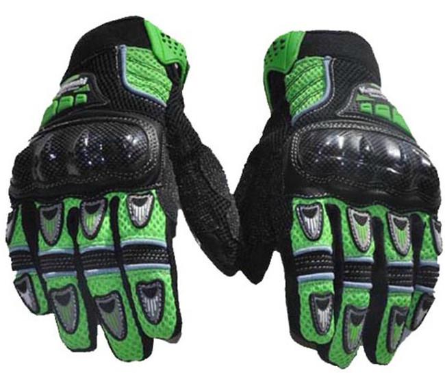  kawasaki carbon fiber motorcycle moto racing cycling protector sports gloves l