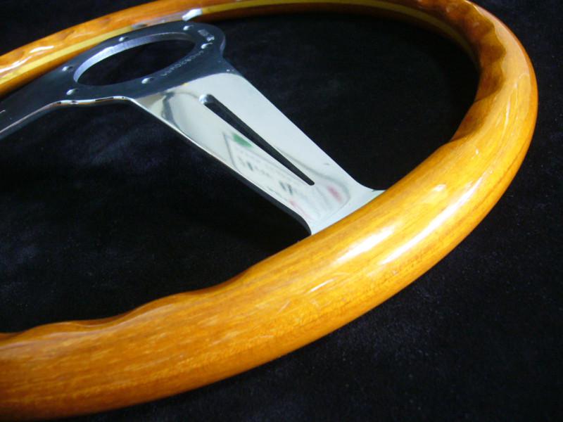 Nardi classic wood steering wheel polished spoke 36cm (14.1inch) diameter wheel, US $101.00, image 9