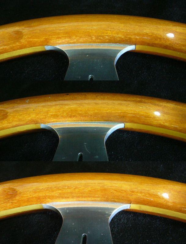 Nardi classic wood steering wheel polished spoke 36cm (14.1inch) diameter wheel, US $101.00, image 11