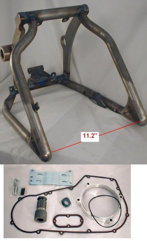 For softail evo harley 180 200 230 wide tire swingarm conversion kit 1987-1999