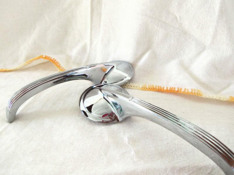 Vintage chevrolet truck bel-air biscayne impala interior chrome door handles 