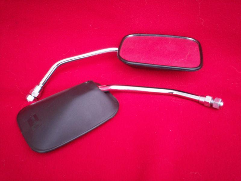 Brand new nos fiem universal motorcycle rear view mirrors moped bicycle atv 