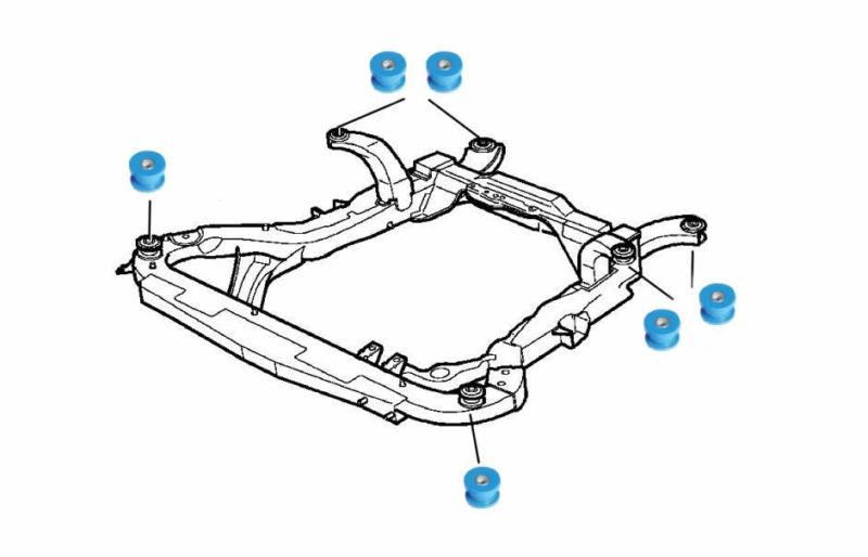Find New Saab 95 19992009 Urethane Front Subframe Bushing Kit 151094200 in Elk Grove