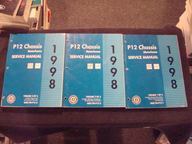 1998 p 32/42 motorhome commercial van factory shop service repair manual books