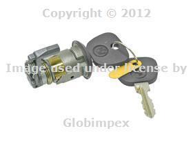 Bmw e30 (1984-1991) door lock with key left / driver side genuine warranty