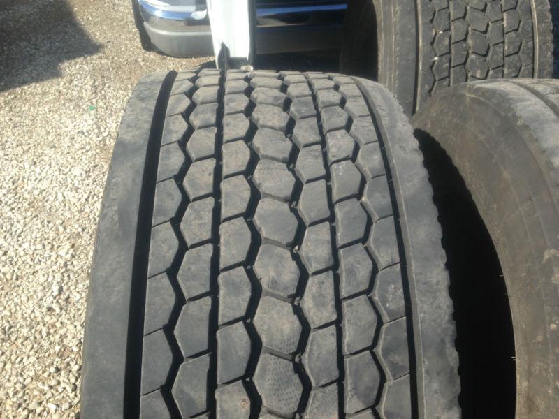 445/50r22.5 used  bridgestone greatec m825 super single tire