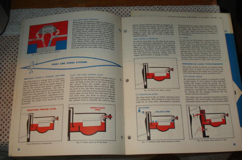 1966 PLYMOUTH DODGE CARBURETOR SHOP MANUALS ORIGINAL SERVICE TRAINING BOOKS RARE, US $27.50, image 2