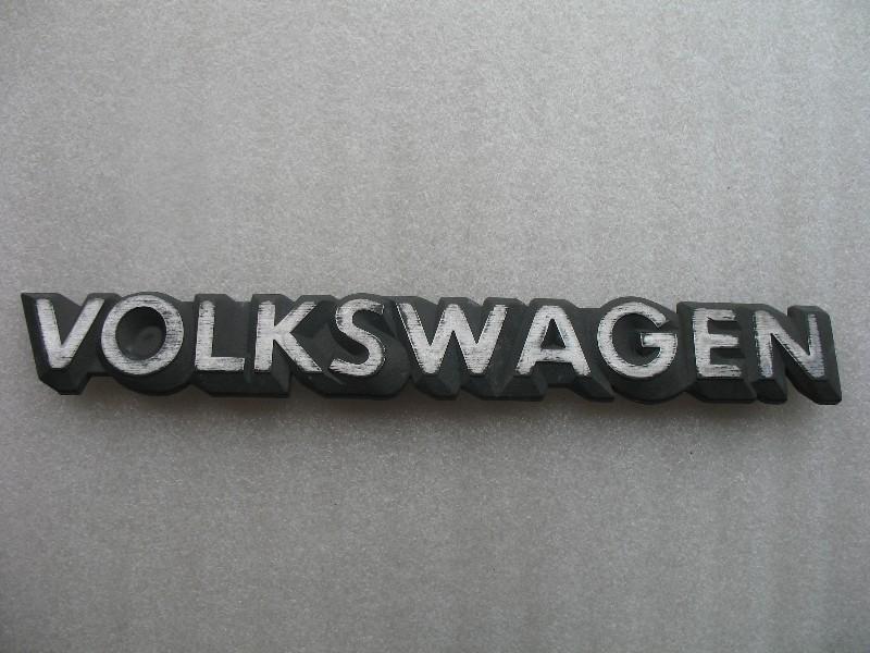 1988 vw cabriolet rear trunk emblem logo decal badge 85 86 87 88 89 90 91 92 93