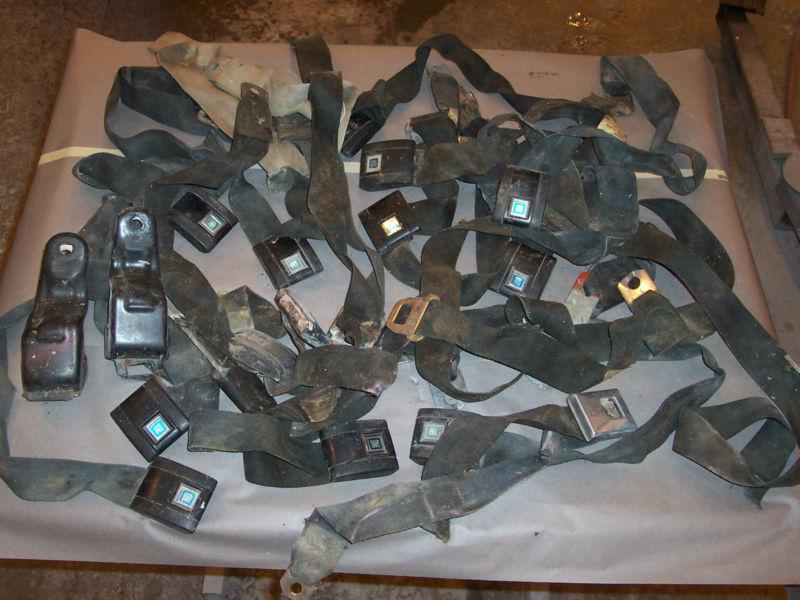 Lot of chevy gm seat belts