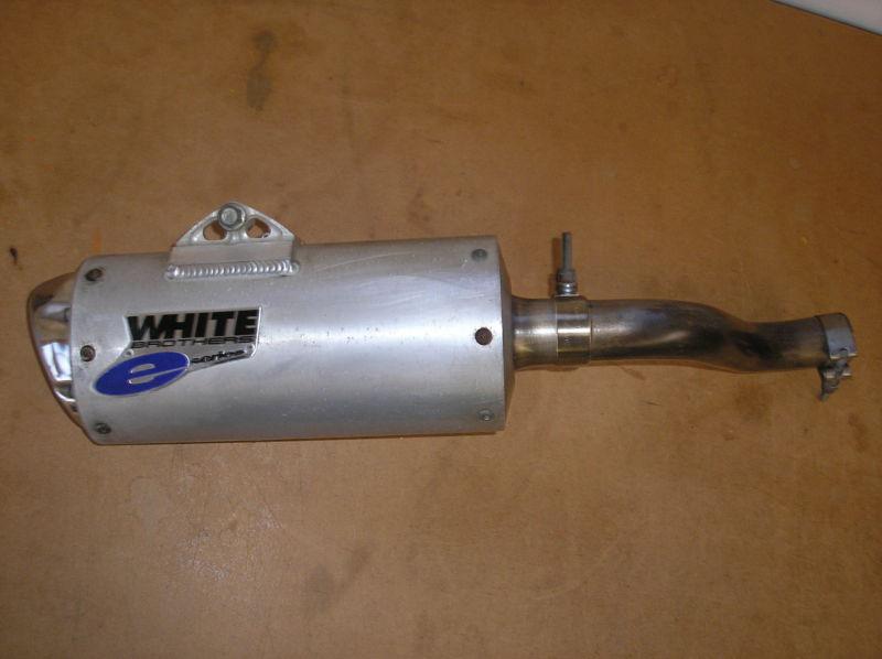 Kawasaki mojave 250 / good /  white brothers  e-series muffler / #moj41-402