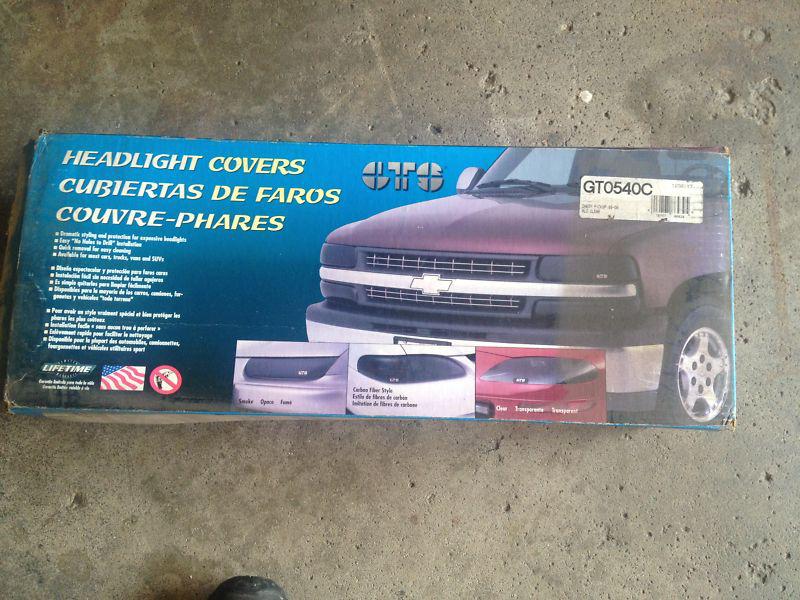 GTS GT0540C 99-02 Silverado/Suburban 4PC Clear Head Light Covers GT Styling HLC, US $49.95, image 2