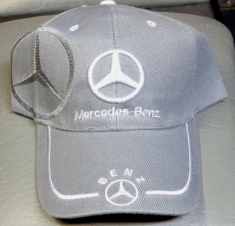 Mercedes-benz   hat / cap   gray / triple logo