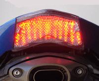 05-06 zx-6r/636, 06-07 zx-10r, 05-06 z750s integrated tail light clear kawasaki