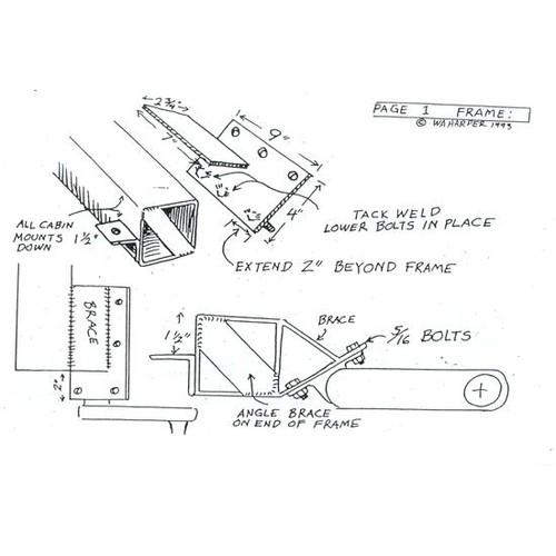 New Quick N' Easy Tear Drop Trailer Plans, 12 Pages Black & White Illustrations, US $19.99, image 3