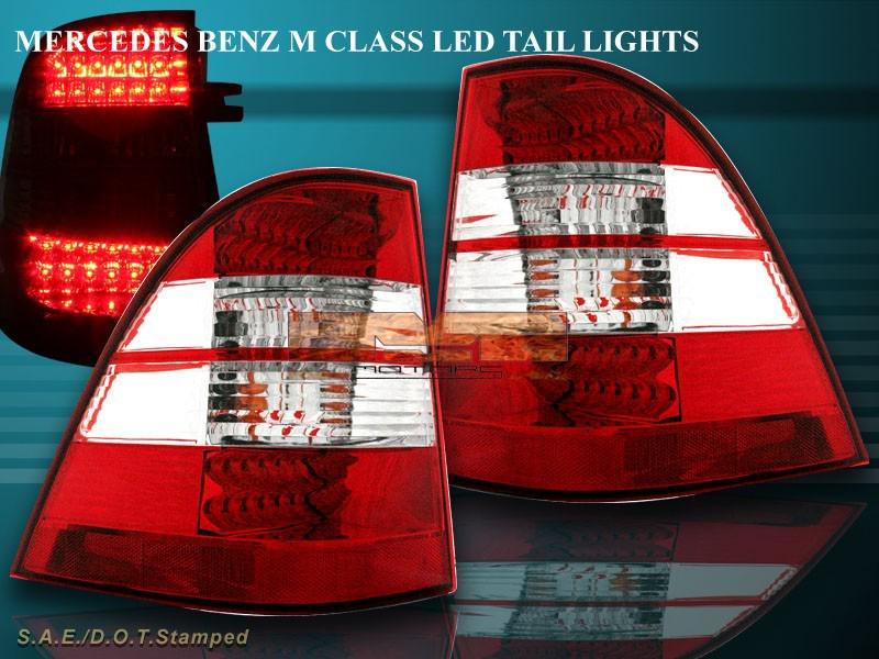 98 99 00 01-05 mercedes w163 ml led tail lights lamps