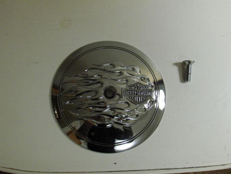 Harley davidson chrome flames air cleaner trim