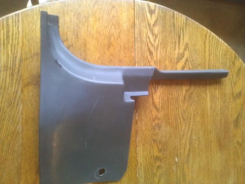 1987 thunderbird turbo coupe left side interior kick panel dark grey charcoal 