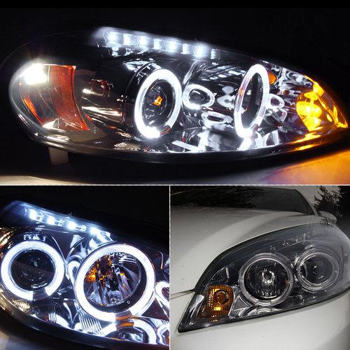 Find 8K Slim Ballast Xenon Hid+0613 Impala Smoked Halo Led Projector