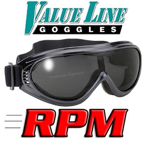 Smoke tinted lenses foam padded motorcycle biker atv boating safety goggles