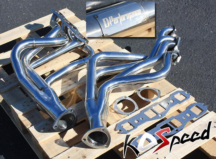 Stainless steel ss exhaust header oldsmobile 442/cutlass/delta 88 vista cruiser