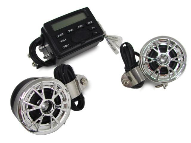 Radio Stereo Amplifier FM for Motorcycle Cruiser Biker Chopper Cafe Racer Harley, US $19.95, image 2