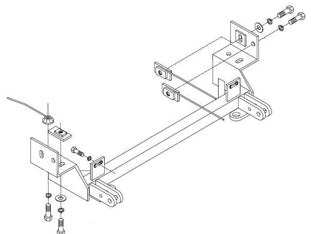 Blue ox bx2119 base plate f/ford explorer eddie b 97-98