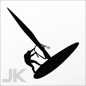 Decal sticker wind surf surfboard surfboards ocean sea 0502 ac3z6