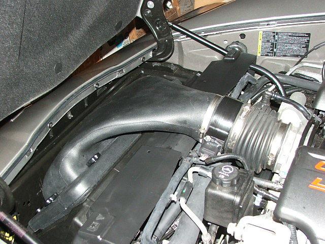 Mti c6 corvette xcelerator cold air intake system with shroud ls3 or ls7 