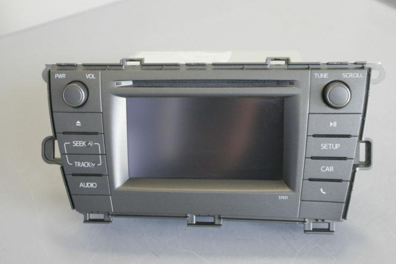 2012-2013 toyota prius radio receiver touch screen w/ bluetooth 86140-47050 